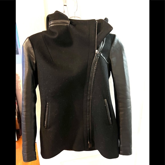 Mackage Wool/Leather Jacket - Picture 1 of 4